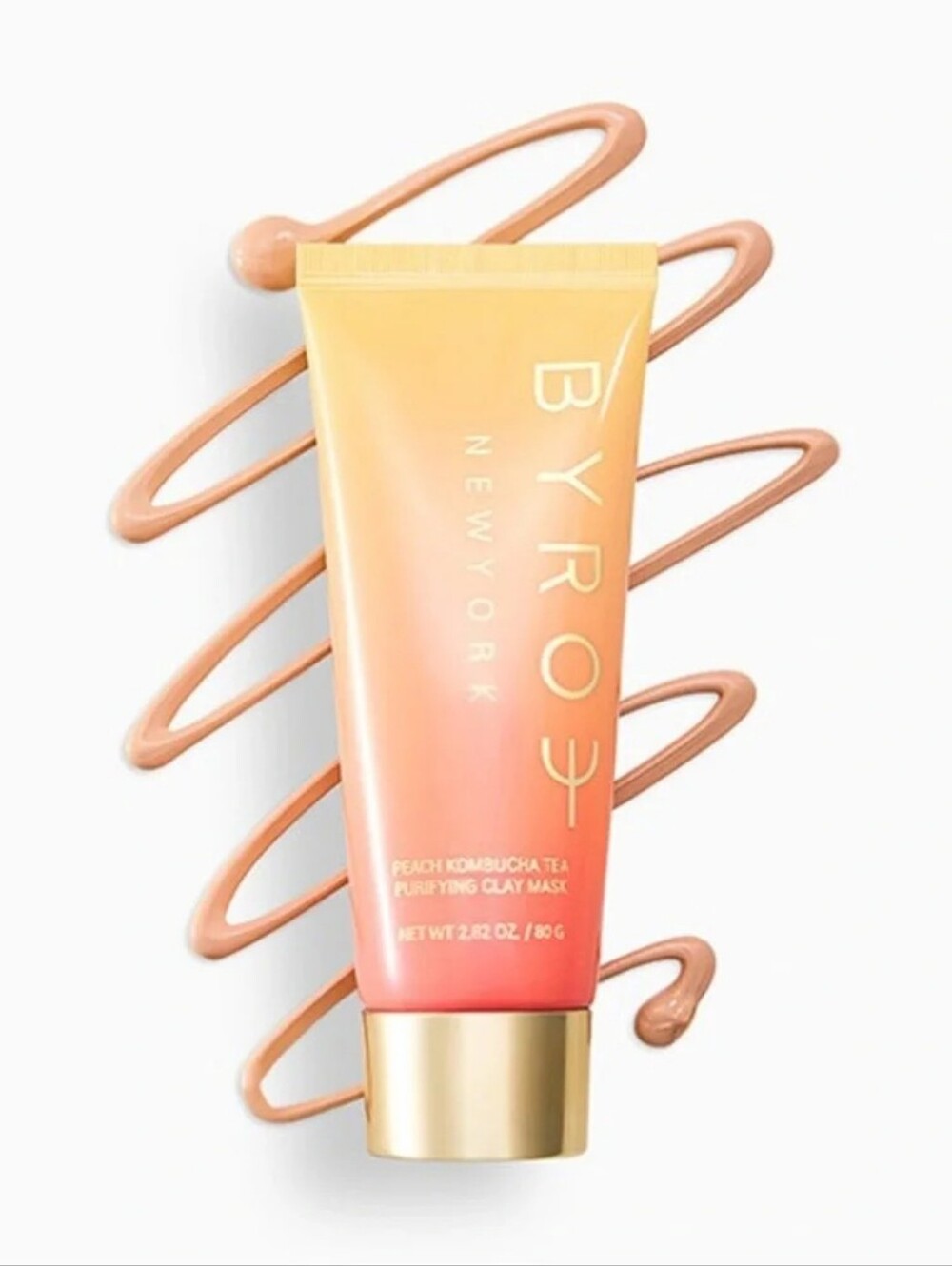 Byröy Peach Clay Mask — Peach Pink Purifying Mask Full Size